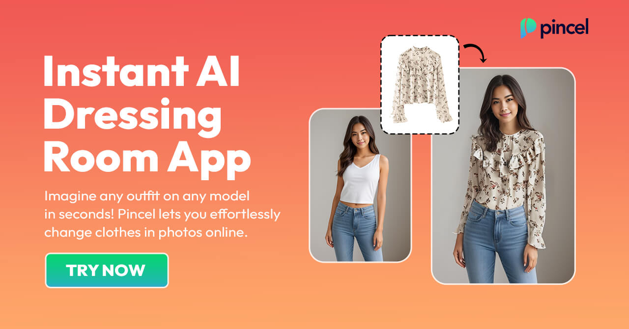 Add Clothes to Model Instantly with AI - Pincel