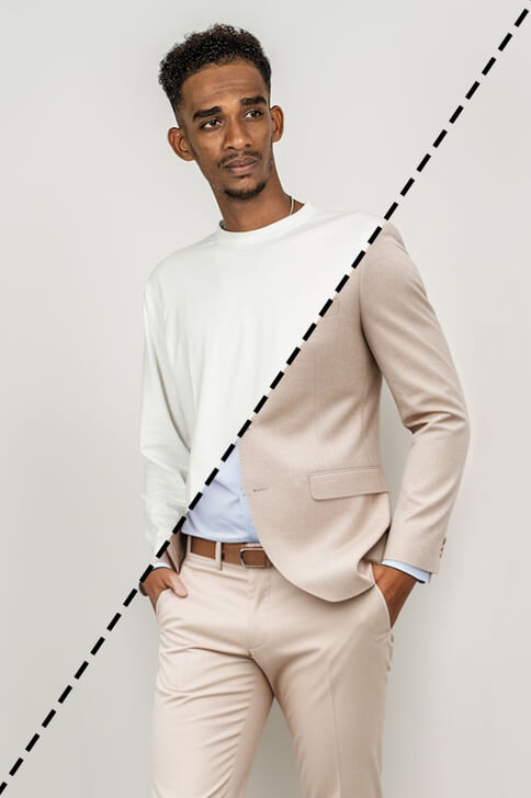 change clothes on photo using AI